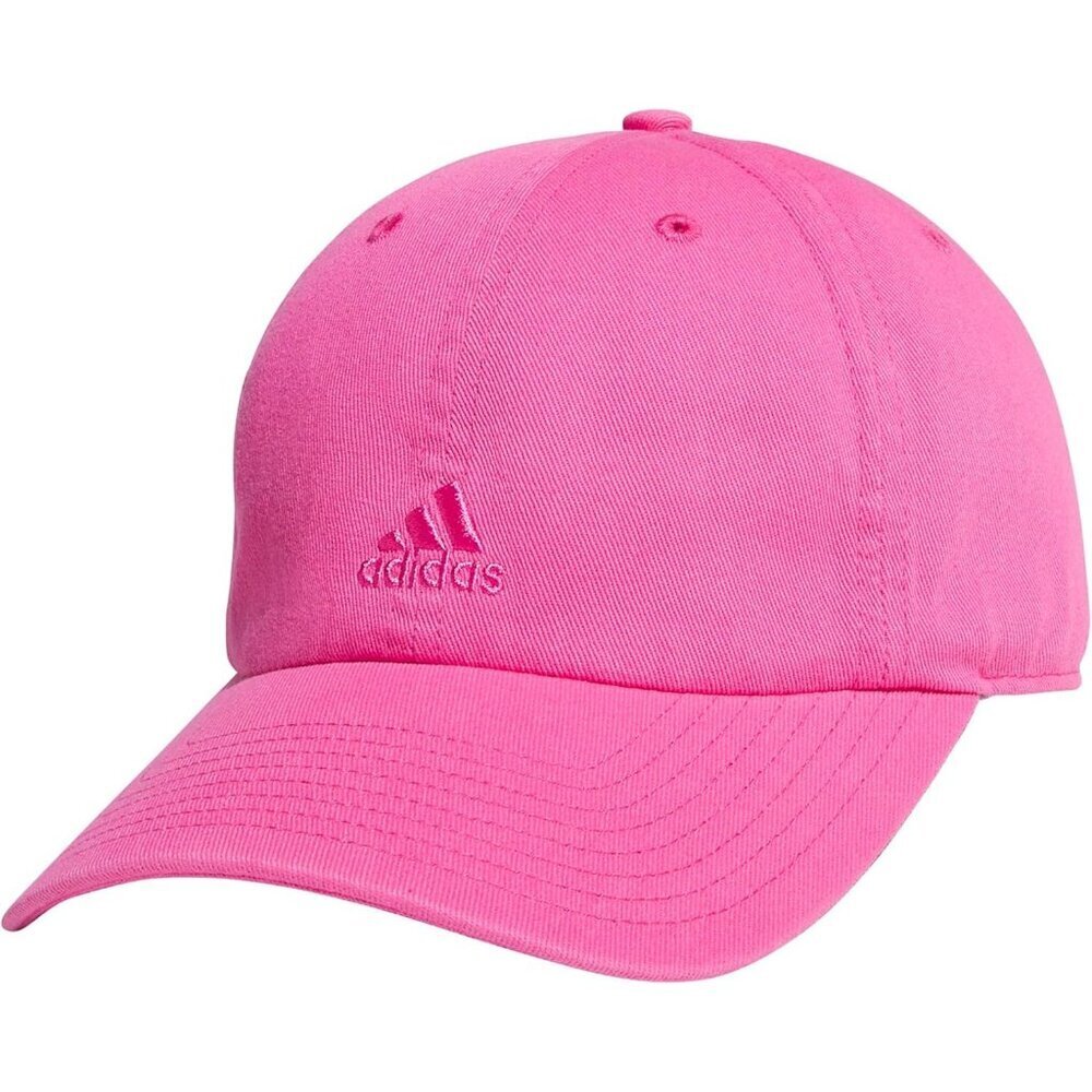 Adidas Womens Pulse Magenta Pink Baseball Adjustable Cotton Athletic Relaxed Hat